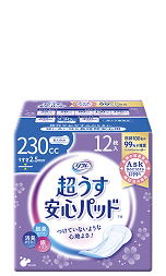リフレ 超うす 安心パッド　12パック 軽失禁パッド リフレ 超うす安心パッド 大容量パック 120cc 72枚