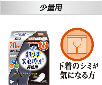 少量用 20cc 下着のシミが気になる方